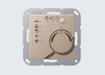 Картинка knx-регулятор с ручкой для установки температуры; шампань a2178ch