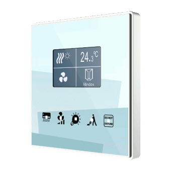 Картинка square tmd / выключатель сенсорный knx, 5 кнопок, термодатчик, термостат