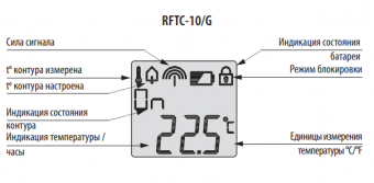 Картинка беспроводный терморегулятор rftc-10/g