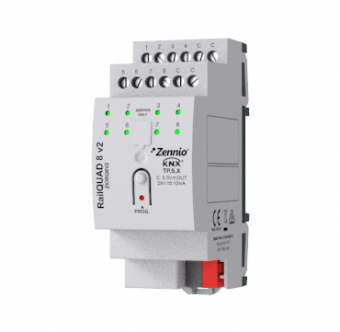 Zennio RailQUAD 8 v2 ZIORQ8V2
